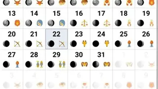 Moon Calendar screenshot