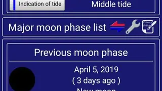 Moon Phase Checker screenshot