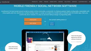 mooSocial screenshot