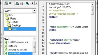 MoreMotion XML Editor screenshot