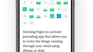 Morning Pages for iPhone screenshot