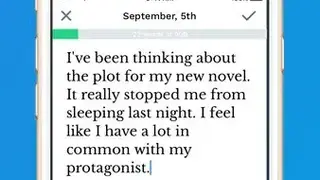 Morning Pages for iPhone screenshot