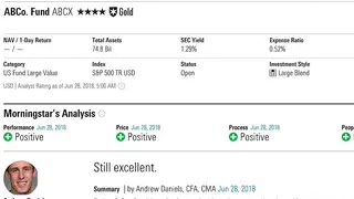 Morningstar Advisor Workstation screenshot