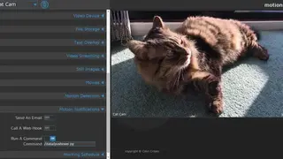 motionEyeOS screenshot