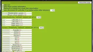 MotionInJoy DS3 Tool screenshot