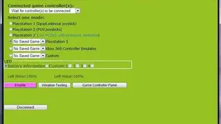 MotionInJoy DS3 Tool screenshot