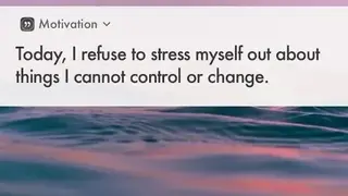 Motivation Widget screenshot