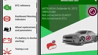 MotorData OBD Car Diagnostics. ELM OBD2 scanner screenshot