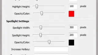 Mouse pointer highlight screenshot