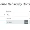 Mouse Sensitivity Converter