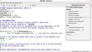 Mousepad Editor screenshot