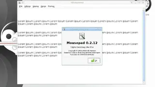 Mousepad Editor screenshot