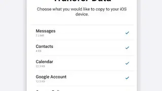 Move to iOS screenshot