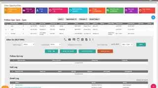 Movegistics CRM screenshot