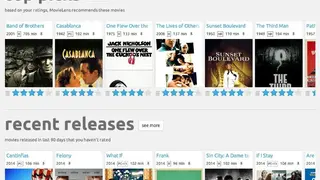 MovieLens screenshot