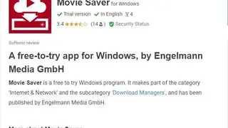 MovieSaver screenshot