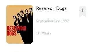 Movietracker App screenshot