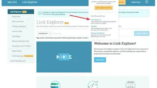 Moz Pro screenshot