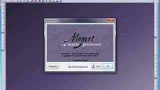 Mozart the music processor screenshot