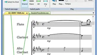 Mozart the music processor screenshot