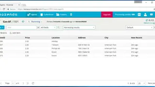 Mozenda screenshot