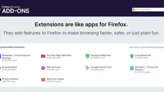 Mozilla Add-ons screenshot