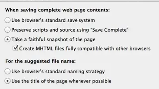 Mozilla Archive Format screenshot