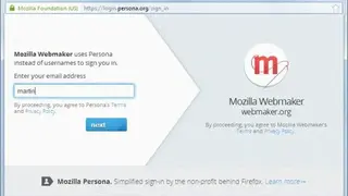 Mozilla Persona screenshot