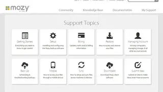 Mozy enterprise screenshot