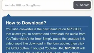 Mp3goo screenshot