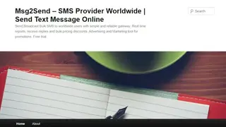 Msg2Send screenshot