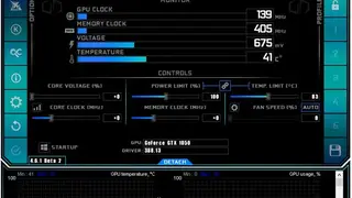 MSI Afterburner screenshot