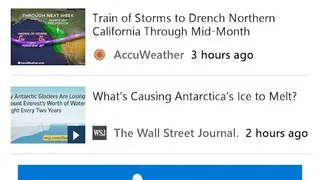 MSN Weather screenshot