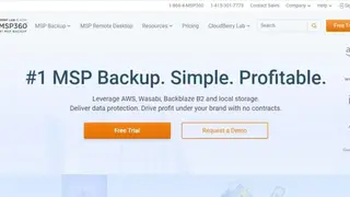 MSP360 (CloudBerry) Backup screenshot