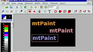 Mtpaint screenshot