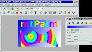 Mtpaint screenshot