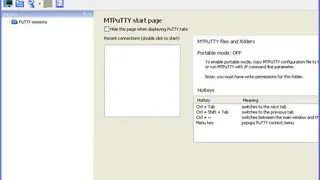 MTPuTTY screenshot