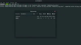 Mtr screenshot