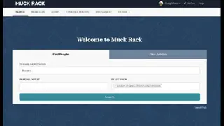 Muck Rack screenshot