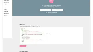 MUI CSS screenshot