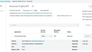 Mulesoft Anypoint API Manager screenshot