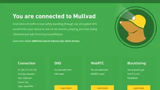 Mullvad screenshot