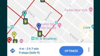 Multi Stop Route Planner screenshot