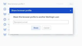 Multilogin screenshot