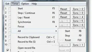 MultiTrack Stopwatch screenshot