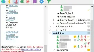 Mumble screenshot