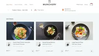 Munchery screenshot
