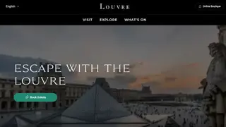 Musée du Louvre screenshot