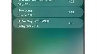 Music player control on EDGE screenshot