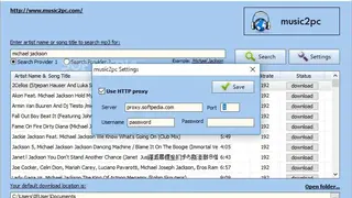 Music2pc screenshot